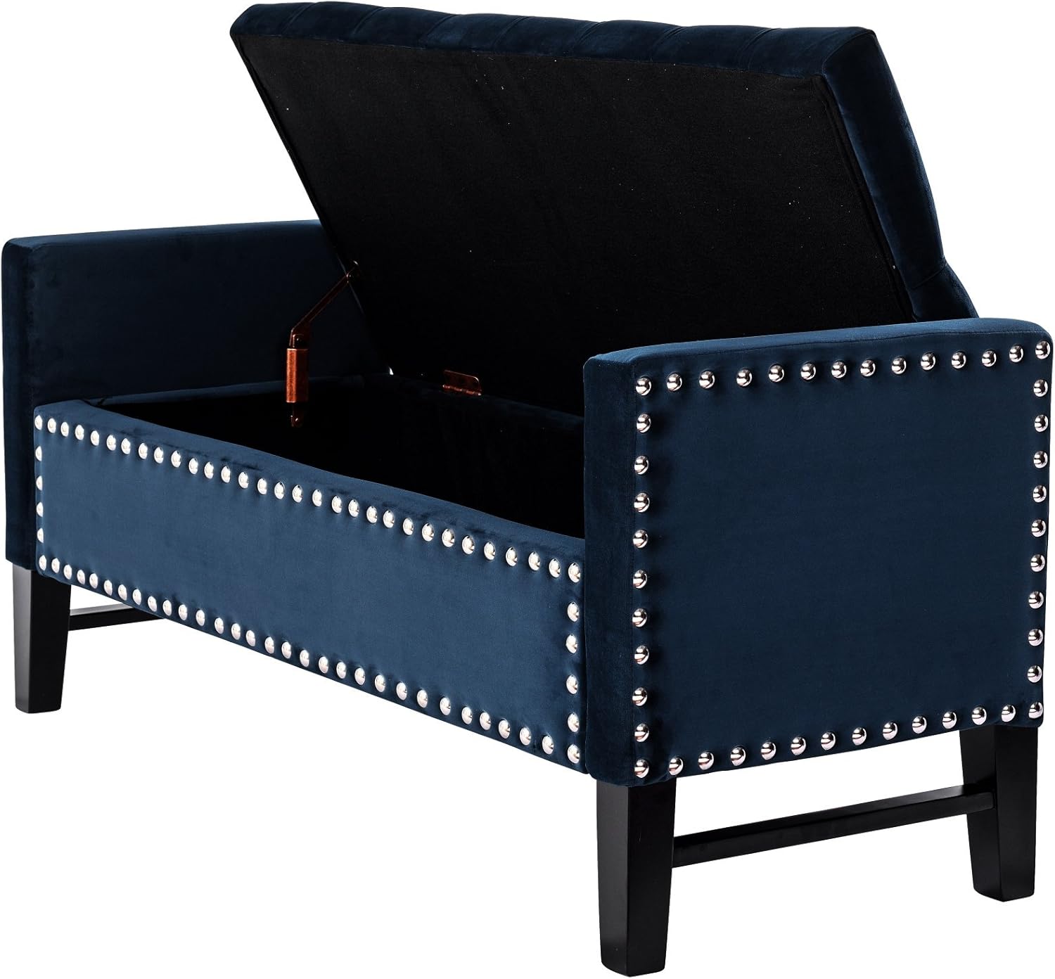 Best royal blue tufted ottoman