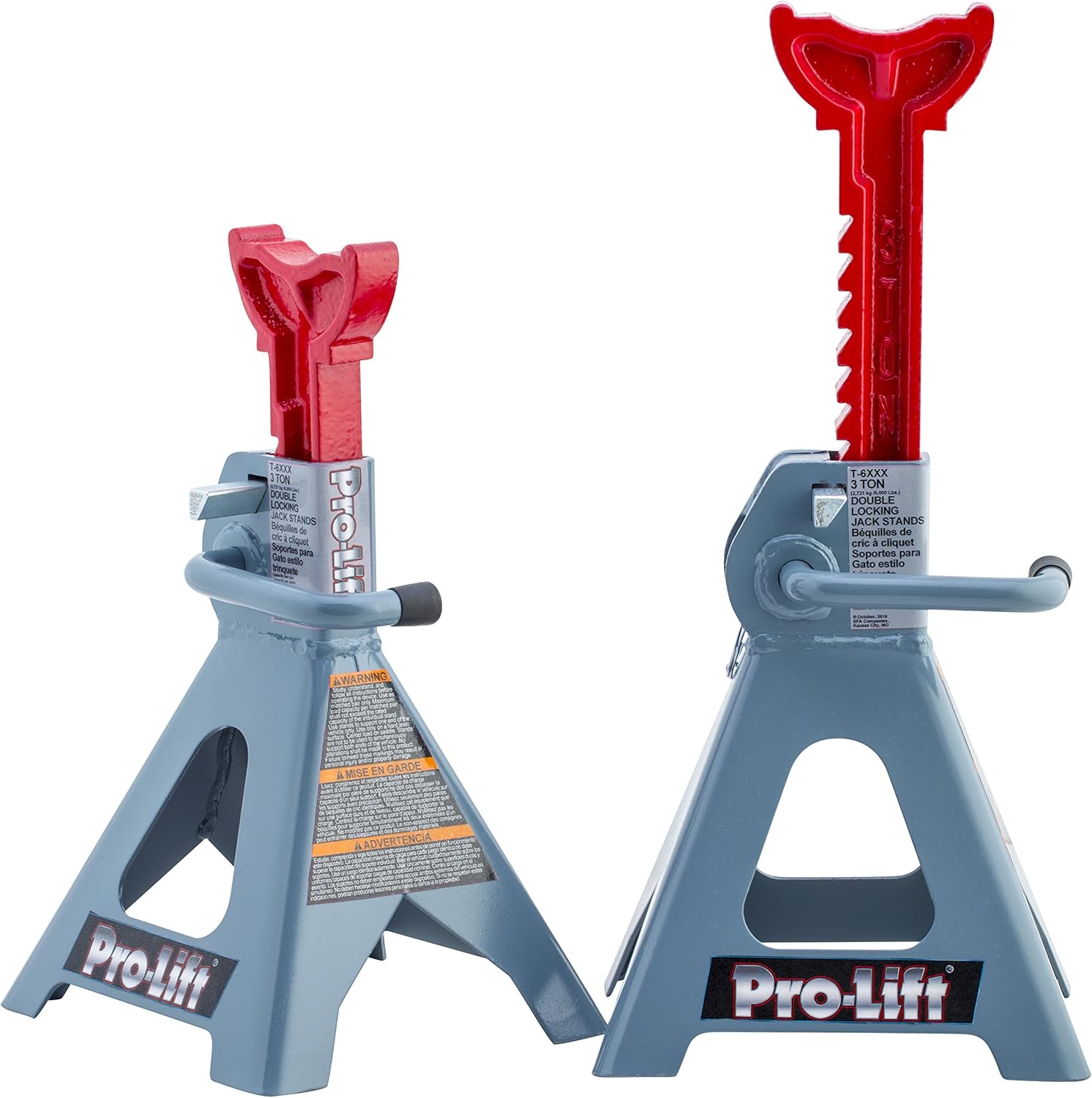 Pro-LifT T-6903D Double Pin Jack Stand - 3 Ton, 1 Pack: Automotive