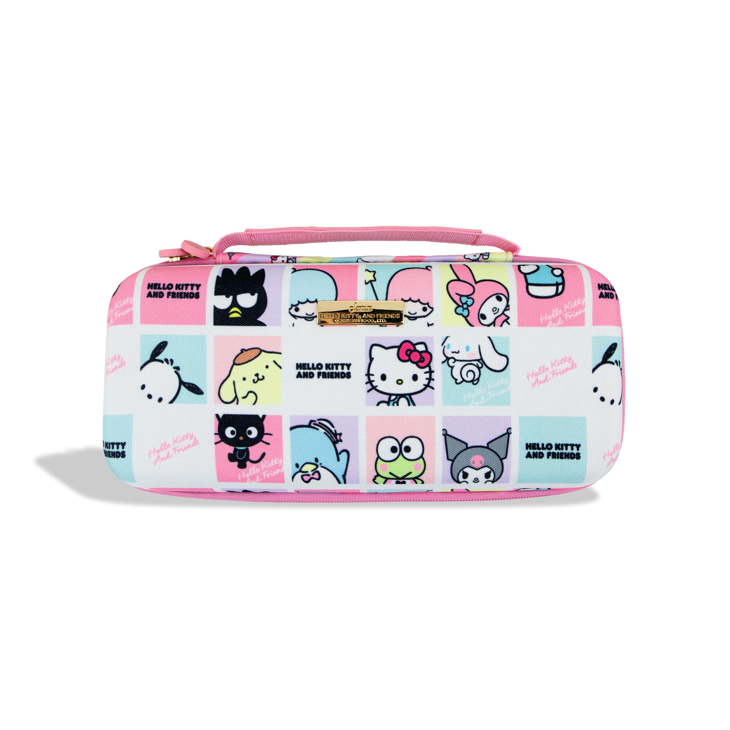 Photo 1 of Sonix Carrying Case for Nintendo Switch 2 (2025), Protective Travel Case with Game Cartridge Storage, Hello Kitty & Friends Grid, Nintendo Switch 2