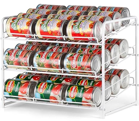 Great For The Pantry Shelf Stackable Can Rack Organizer Storage
