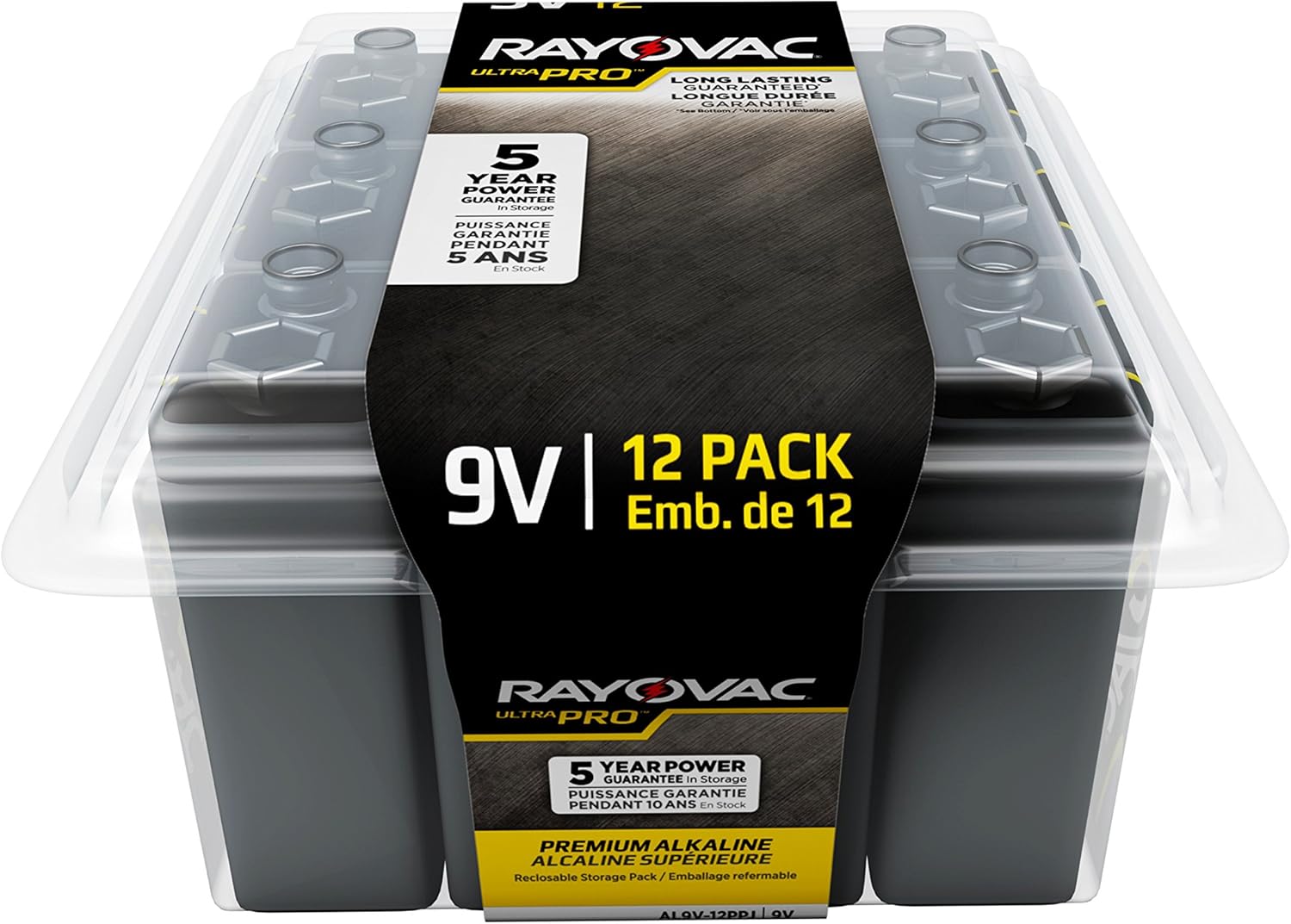 Rayovac Ultra Pro 9V Reclosable 12-pack: Health & Personal Care