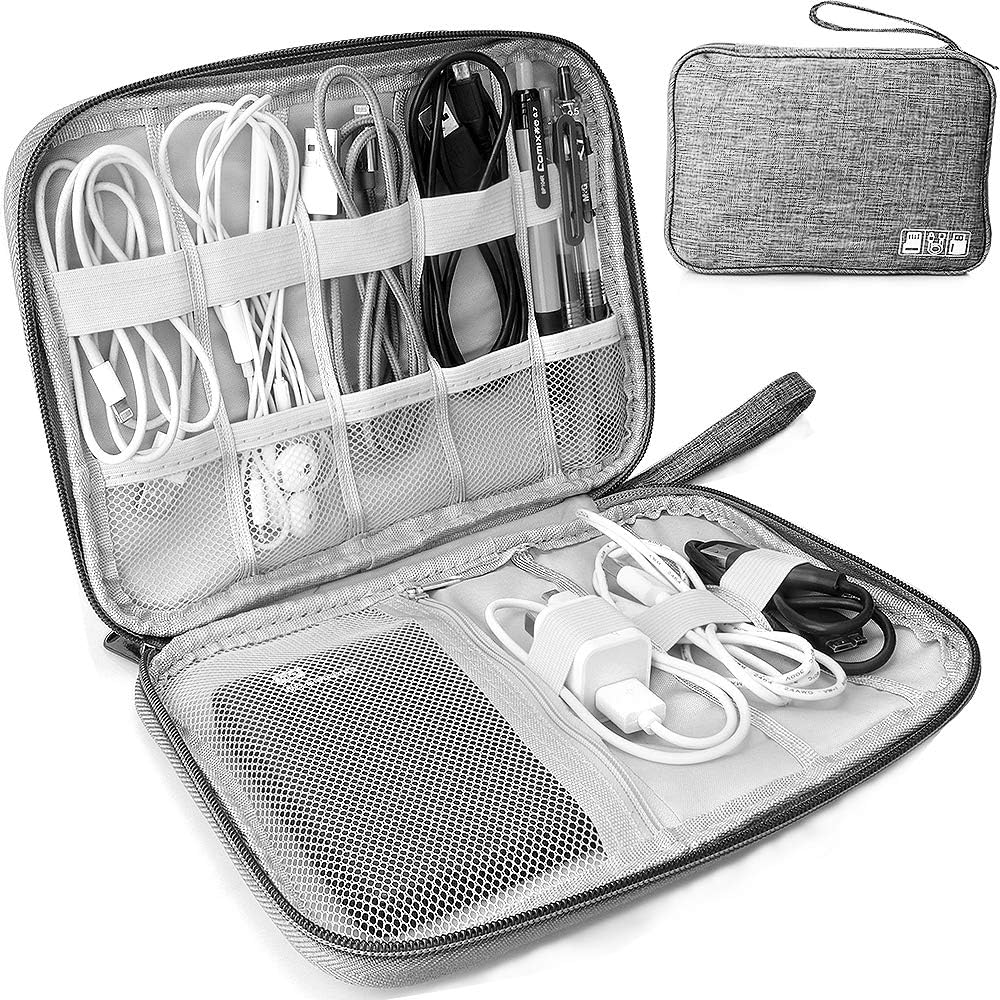 HCFGS Electronic Organizer Travel Accessories Cable Bag