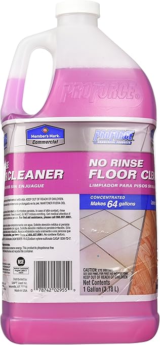 Amazon Com Proforce No Rinse Floor Cleaner 1 Gal Home Improvement