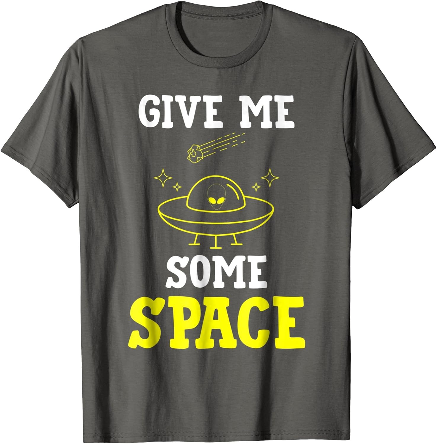 Cute Outer Space TShirt Give Me Some Space Men & Women Tee Clothing
