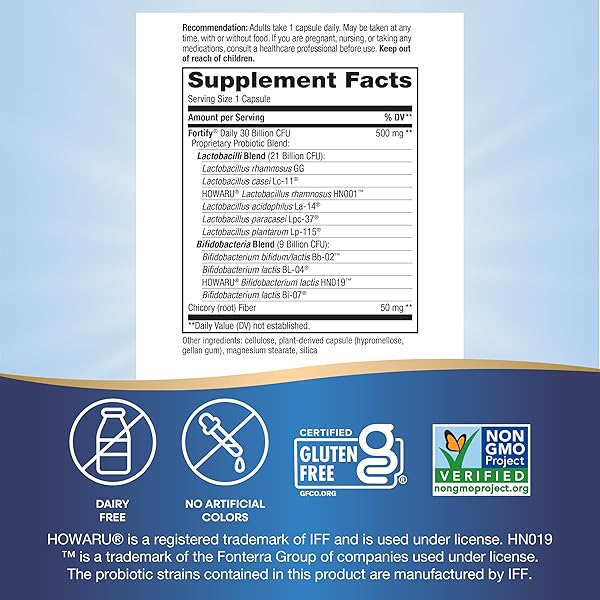 NW FORTIFY DAILY PROBIOTI SIZE 30EA NATURE’S WAY FORTIFY DAILY PROBIOTIC 30EA