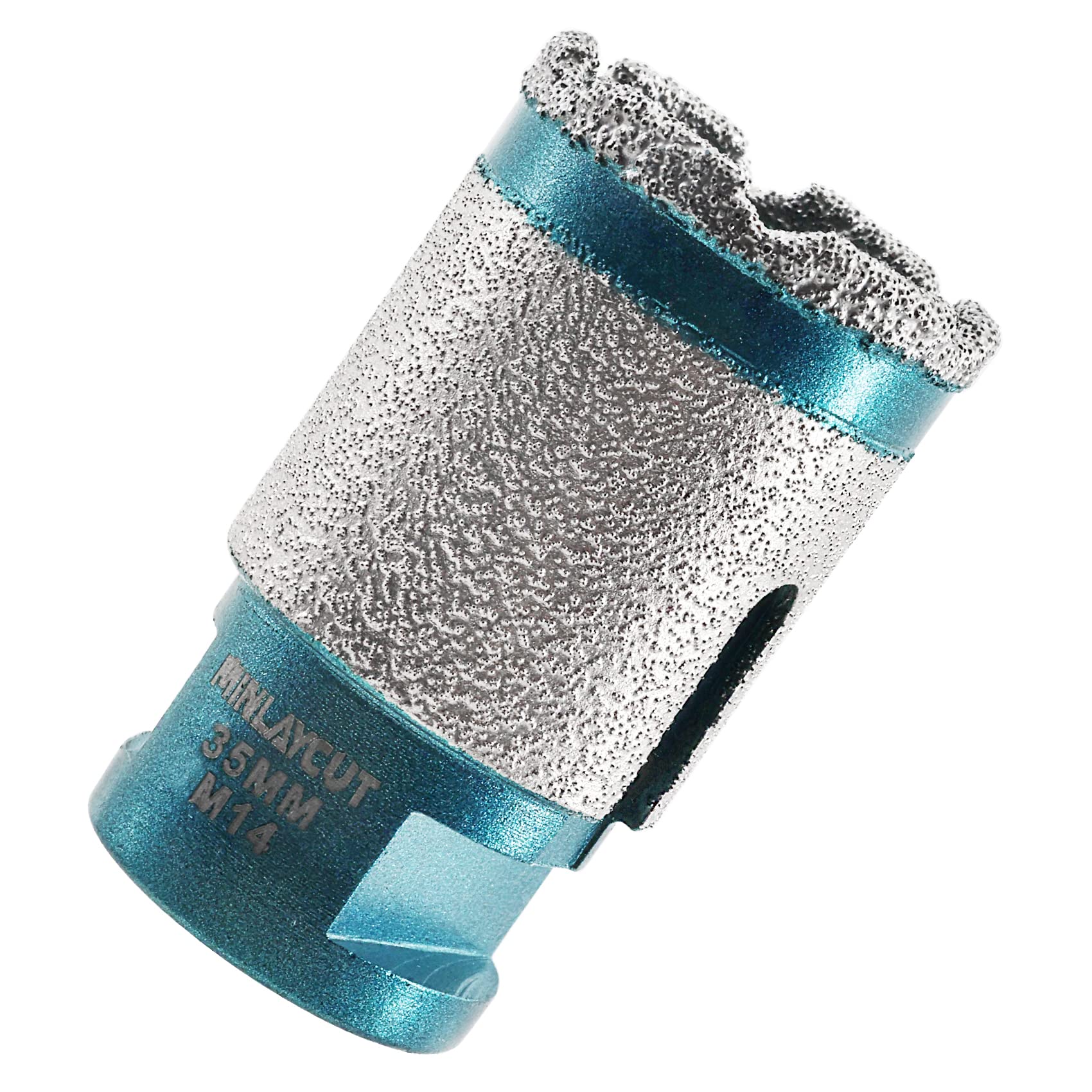 MINLAYCUT Diamond Finger Milling Bit 35mm Tile Drill Bit for Drilling Enlarging and Milling Holes in Porcelain Tile Ceramic Marble Granite