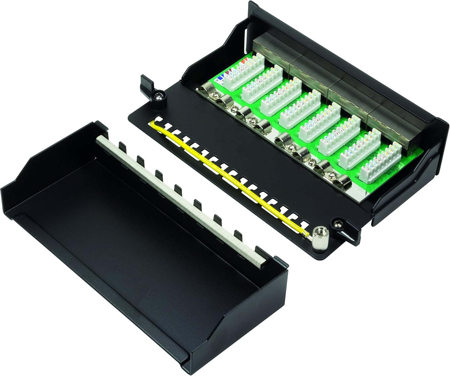 LogiLink Professional Patch Panels, Table/Wall/Desktop, STP (Shielded) black 8-Port - Image 5