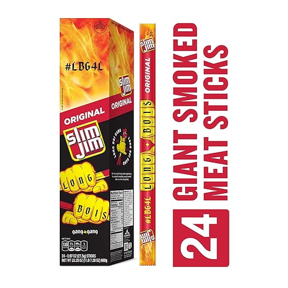 Limited Edition Slim Jim Giant Long Boi Gang Smoked Meat