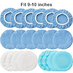 Mudder 20 Pieces 9 to 10 Inches Buffer Pads Car