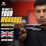 Titan Armour Self-Locking Adjustable Jump Rope with 2 Ropes UK Brand Black-2 view 5