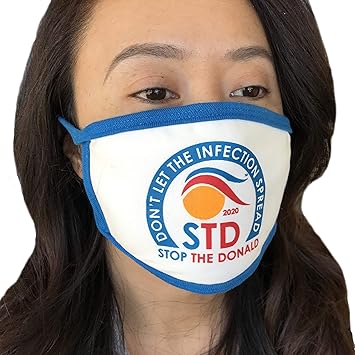 Amazon Com Stop The Donald Face Mask Anti Trump Face Mask 1 Beauty