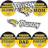 Desert Cactus Towson University Sticker TU Tigers Vinyl Decals Laptop Water Bottle Car Scrapbook (Round Family)