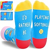 HAPPYPOP Gifts for Boys Girls - Basketball Baseball Hockey Football Softball Socks
