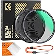 K&F Concept 55mm Circular Polarizer Lens Filter with Filter Cap Cleaning Cloth Optical Glass Ultra Slim Polarizing CPL Filter with 28 Multi-Layer Coatings for Camera Lenses (Nano-X Series)