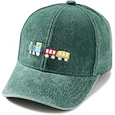 Kids Truck Hat Embroidery Excavator Baseball Caps, Adjustable Child Vehicle Cap Sun Hat for Kids Age 3-8Y