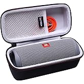 LTGEM Case Compatible with JBL FLIP 5/6/7/Grip Waterproof Portable Bluetooth Speaker, Hard Shell Travel Carrying Storage Bags (Gray Case Only)