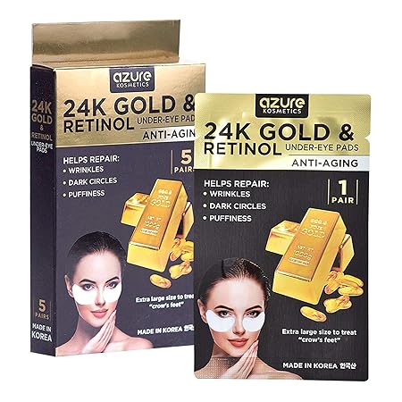 azure 24k gold & retinol eye serum review