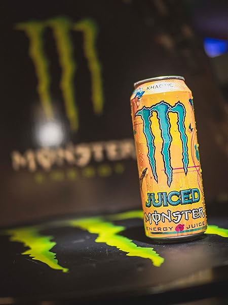 MONSTER ENERGY JUICE MONSTER KHAOTIC TROPICAL ORANGE, ENERGY + JUICE, ENERGY DRINK, 16 OUNCE (PACK OF 15)