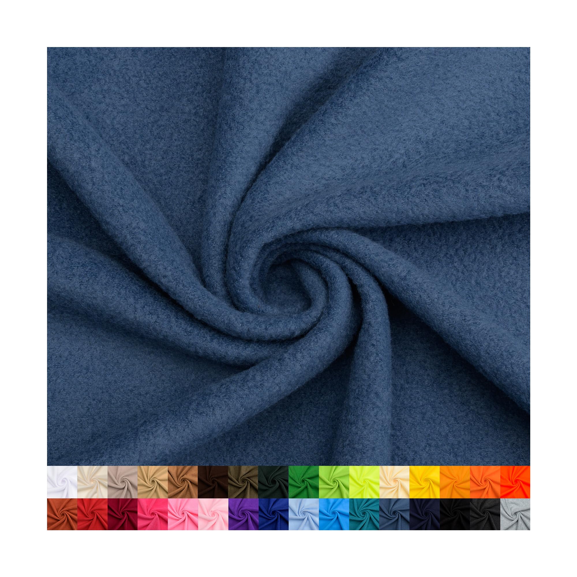 Pico Textiles 10 Yards Bolt - Denim Blue Solid