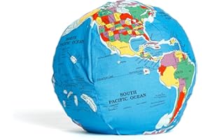 Pocket Earth HUGG-A-PLANET | Soft Plush Globe for Children | Montessori Educational Toy for Kids, Teens, Adults, Teachers, and Parents | Planet Earth Learning Toy | Classroom Must Haves