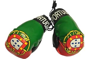FNG MINI BOXING GLOVES Flag Mini Small Boxing Gloves to Hang Over Car Automobile Mirror – Europe