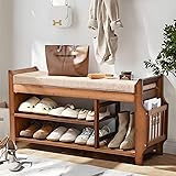 PETKABOO Shoe Bench with Hidden Drawer and Side