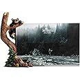 DEMDACO Bearfoots by Jeff Fleming Just Hanging Around Brown 4 x 6 Hand Cast Resin Stone Tabletop Photo Frame