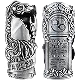 Metal Lighter Case Fits BIC, It Covers Standard Full Size Bic in J6. Zodiac Astrology Lighter Case, Design in Cancer. One Piece Per Order