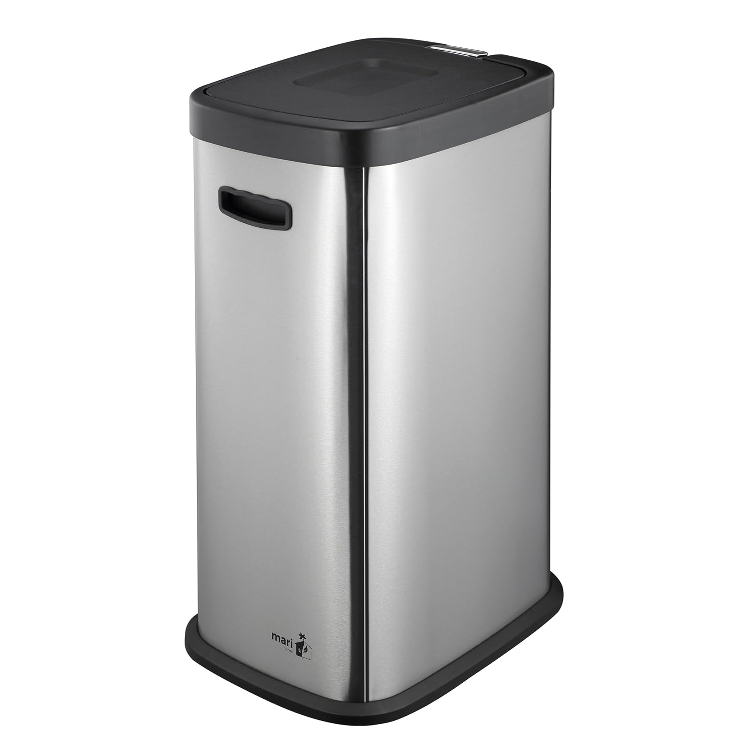 Pattumiera Da Bagno In Acciaio Inox - Piccola, Con Coperchio Basculante, Igienica E Silenziosa - Foto 7