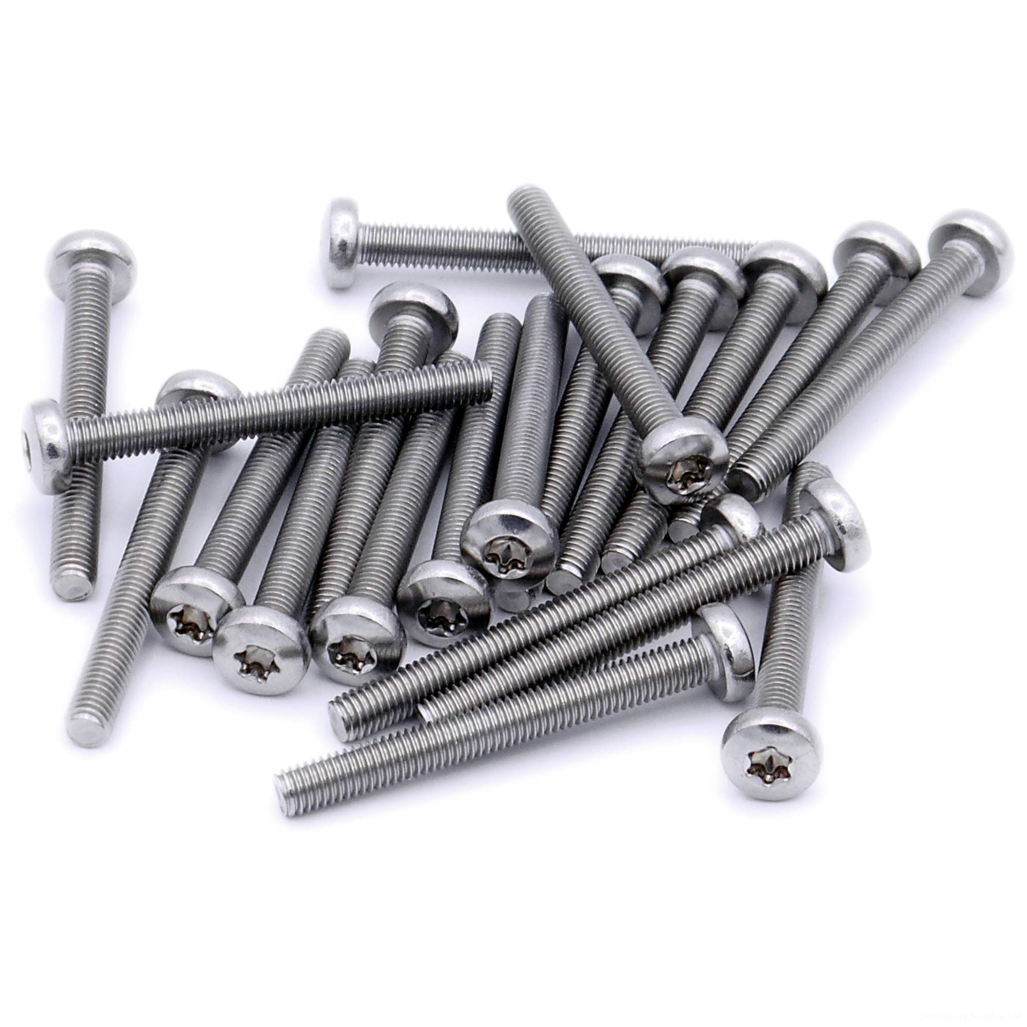M1.6 (1.6mm x 6mm) TX Pan Machine Screw (Bolt) - Stainless Steel (A2) (Pack of 20)