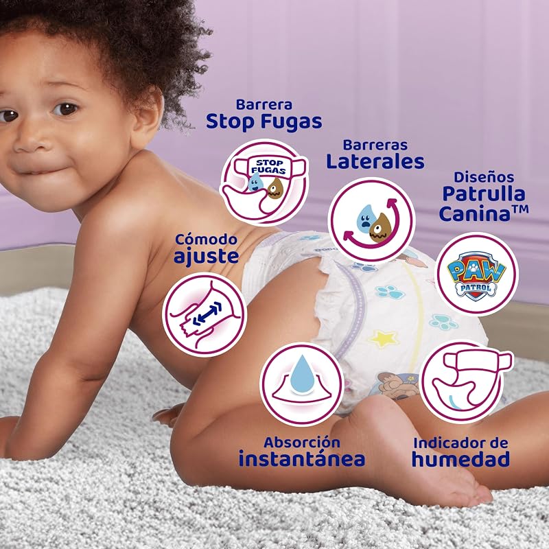 Pañales Bebé Activity Talla 4 (9-14 kg), 174 Pañales, Nuestro Nº1 en Absorción y Comodidad