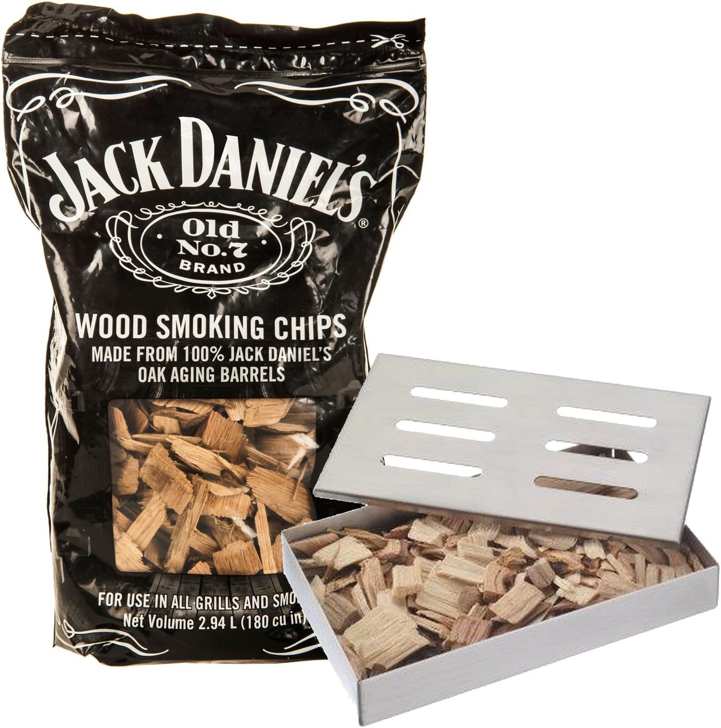 180 CU IN Jack Daniels Tennessee Whiskey Barrel Smoking Chips