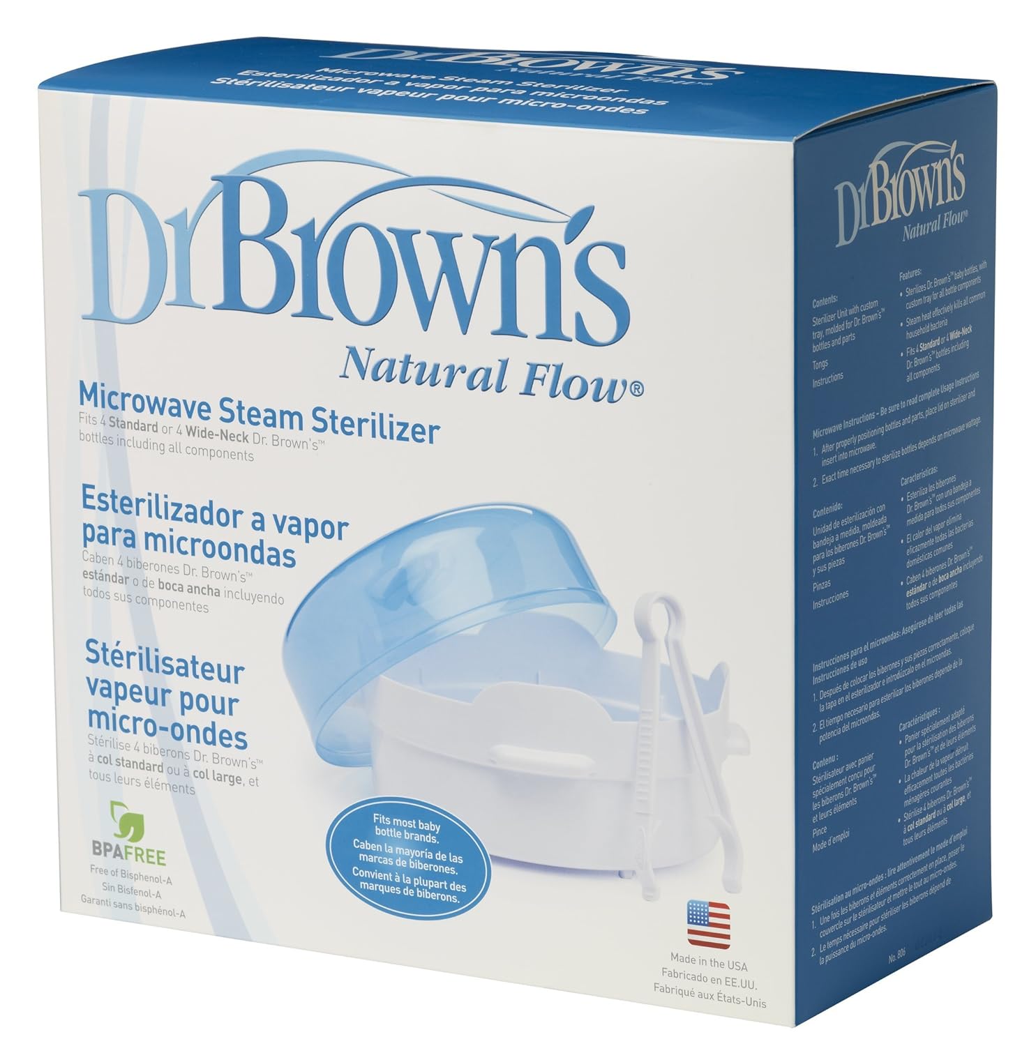 Amazon.com : Microondas esterilizador de vapor : Baby