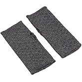 NOVICA Artisan Handmade 100% Baby Alpaca Fingerless Mitts Patterned Graphite Wool Accessories Gloves Grey Peru ' Passionate Pattern in Graphite'