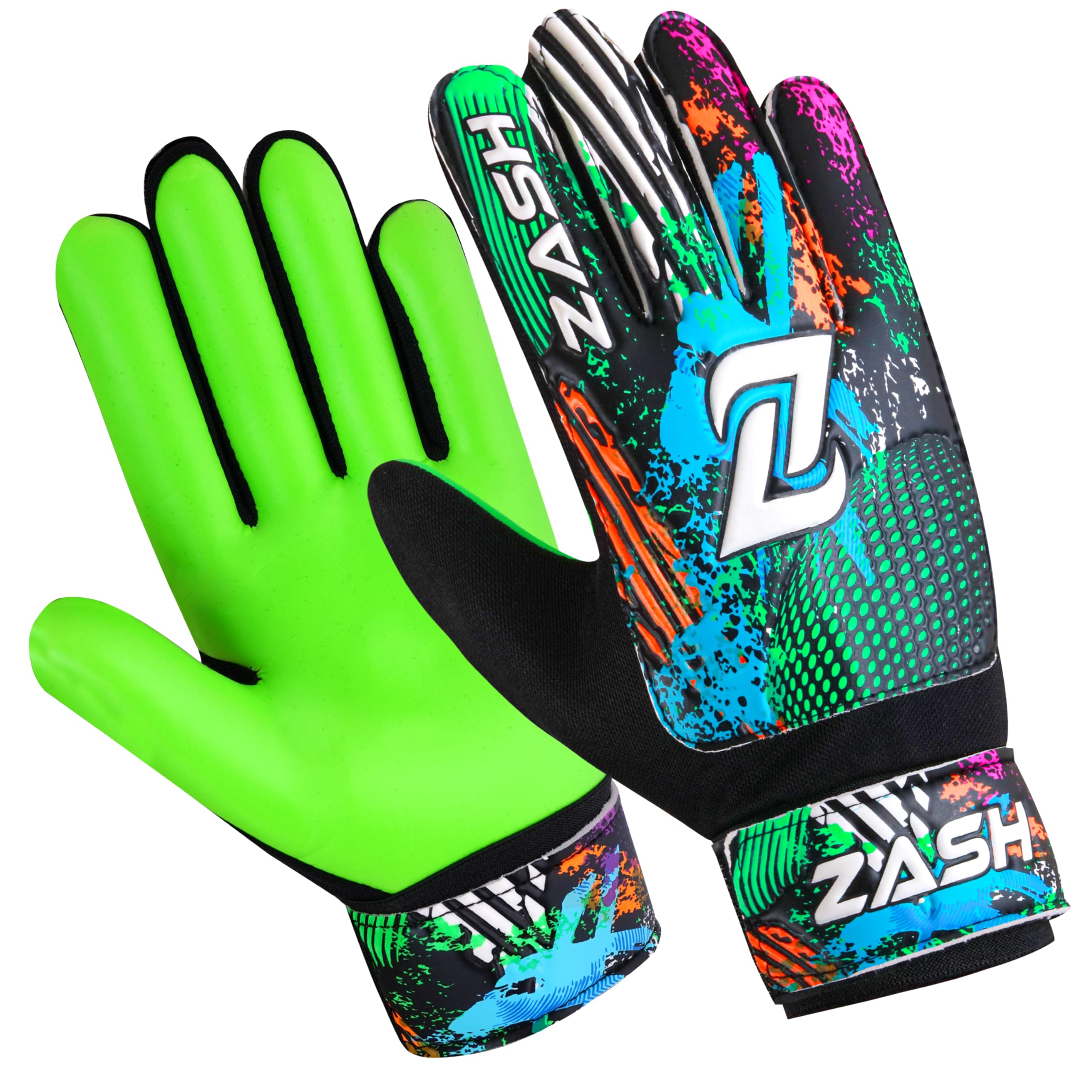 ZASH Soccer Goalie Gloves for Kids, Youth & Adult