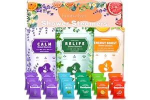 HOMSOLVER 18 Pack Christmas Birthday Gifts for Women, Shower Steamers Aromatherapy Christmas Stocking Stuffers Gifts for Adults, Women, Mom, Sisters, Best Friend, Wife, Luxury Relaxation Self Care Relief Relax