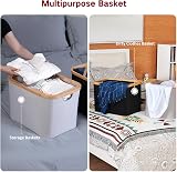 efluxy? Wait brand is efluky. Use efluky Laundry Basket 43L Foldable Handles view 6