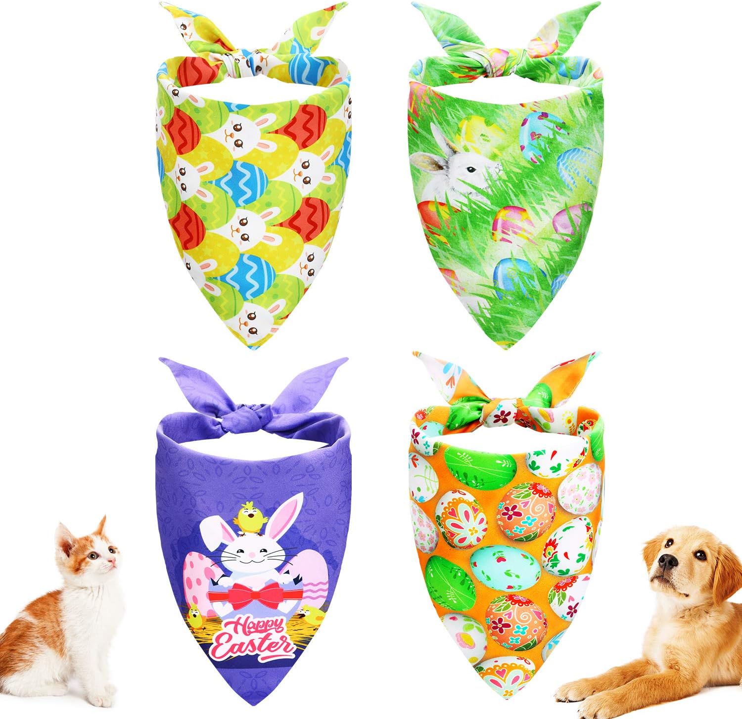 Pet Neckwear Dog Bandana Pet Bandana Easter Dog Bandana Easter Pet