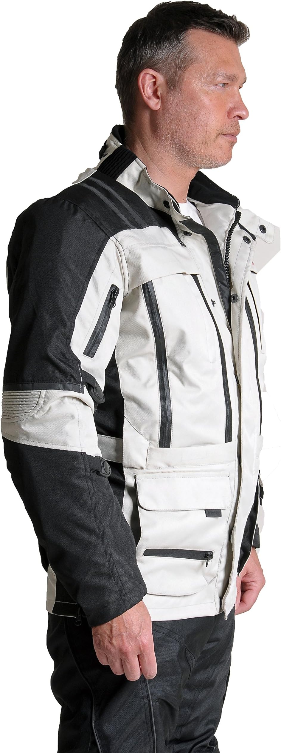 MAX MPH EXPLORER II Textile Cordura Motorcycle/Scooter Jacket - armour & waterproof - Medium