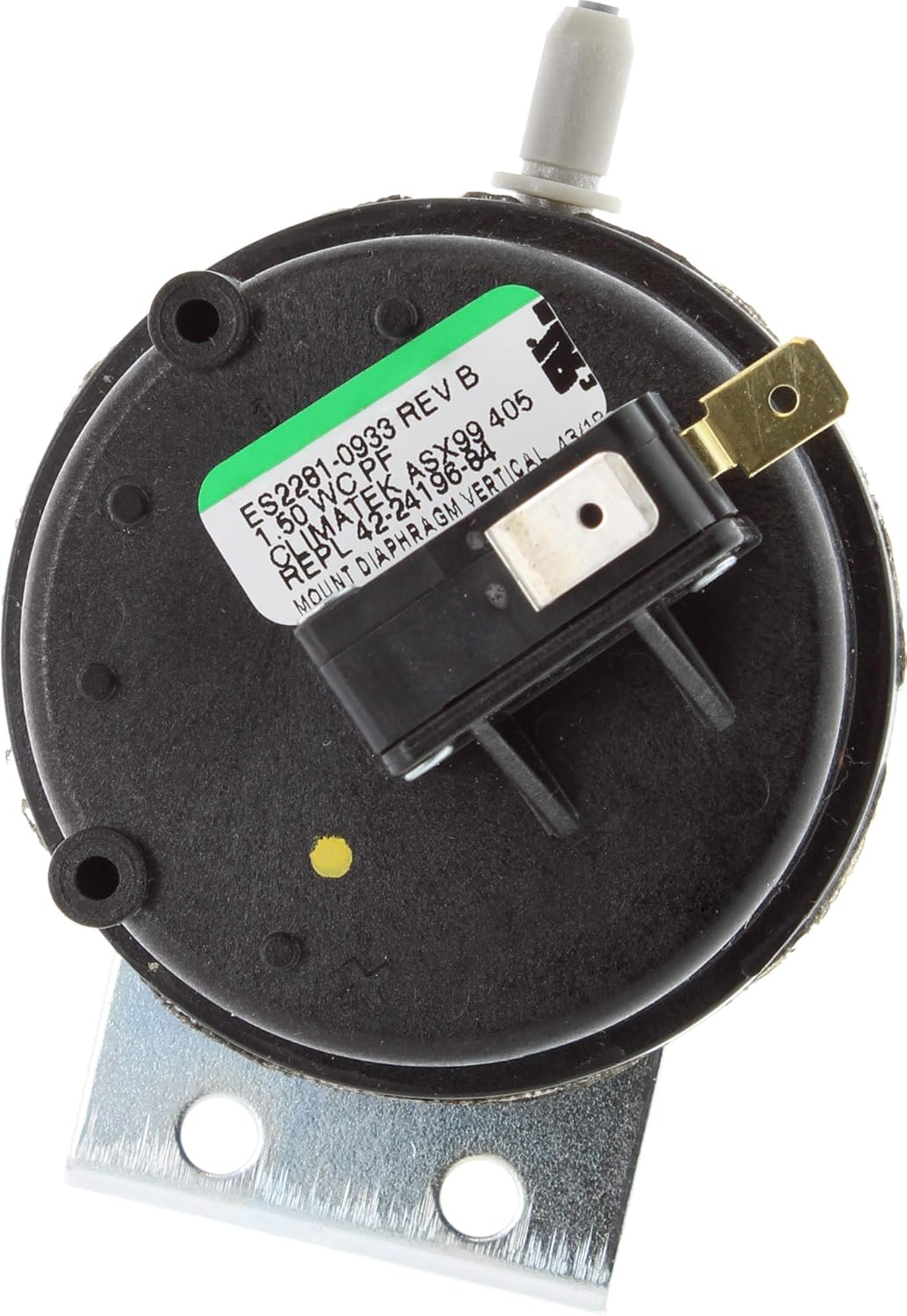 ClimaTek Furnace Vent Air Pressure Switch for Weather King 422401205