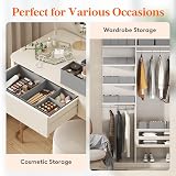 Lifewit 12 Pack Drawer Organisers Foldable Fabric Chest Dividers Light Grey view 8