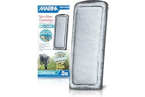 Marina A291 Slim Filter Carbon Plus Ceramic Cartridge, 3-Count, White