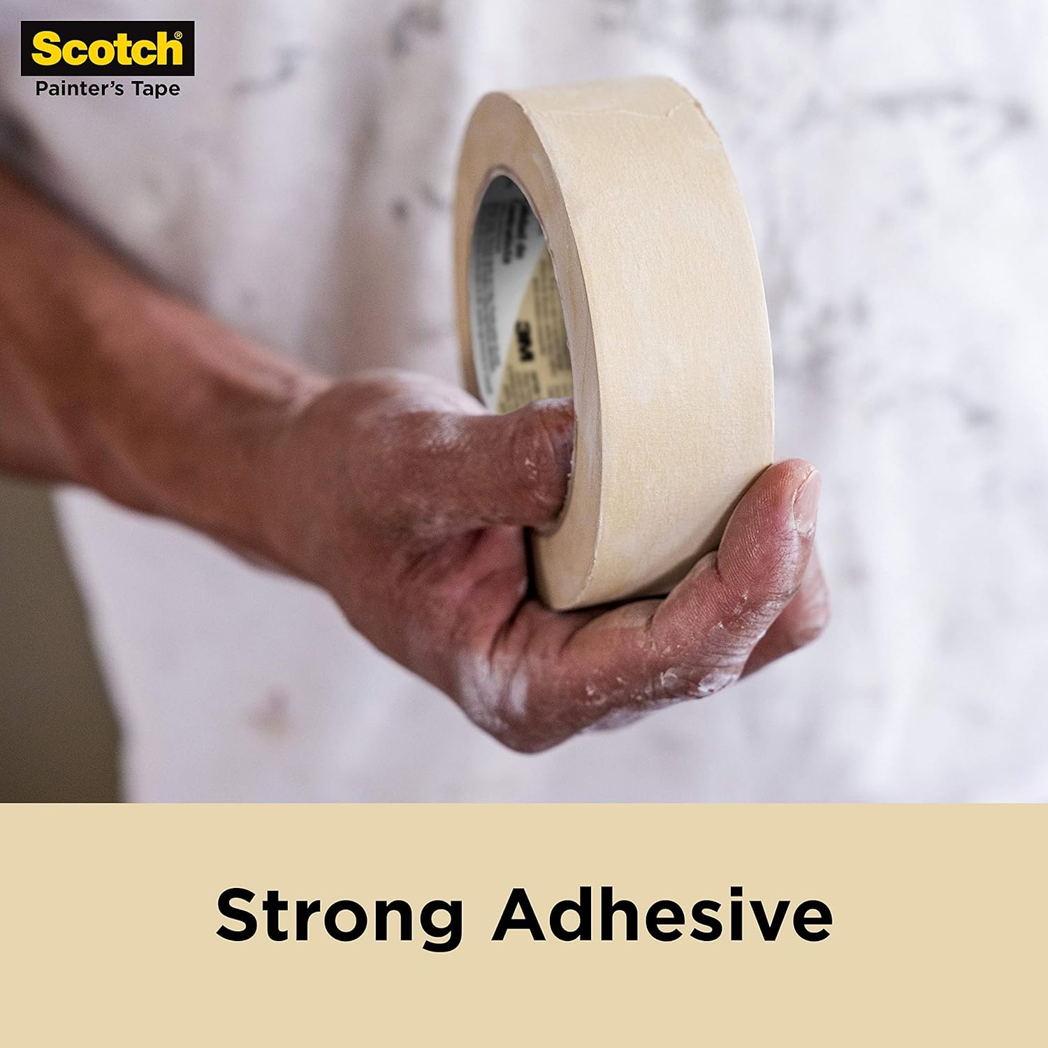 Scotch Greener Masking Tape for Basic Painting, 0.94 in x 60 yd, 2025, 1 Roll - - 