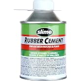 Slime 1050 Rubber Cement, Tire Repair, use with Slime Plugs or Patches, 8 oz. can
