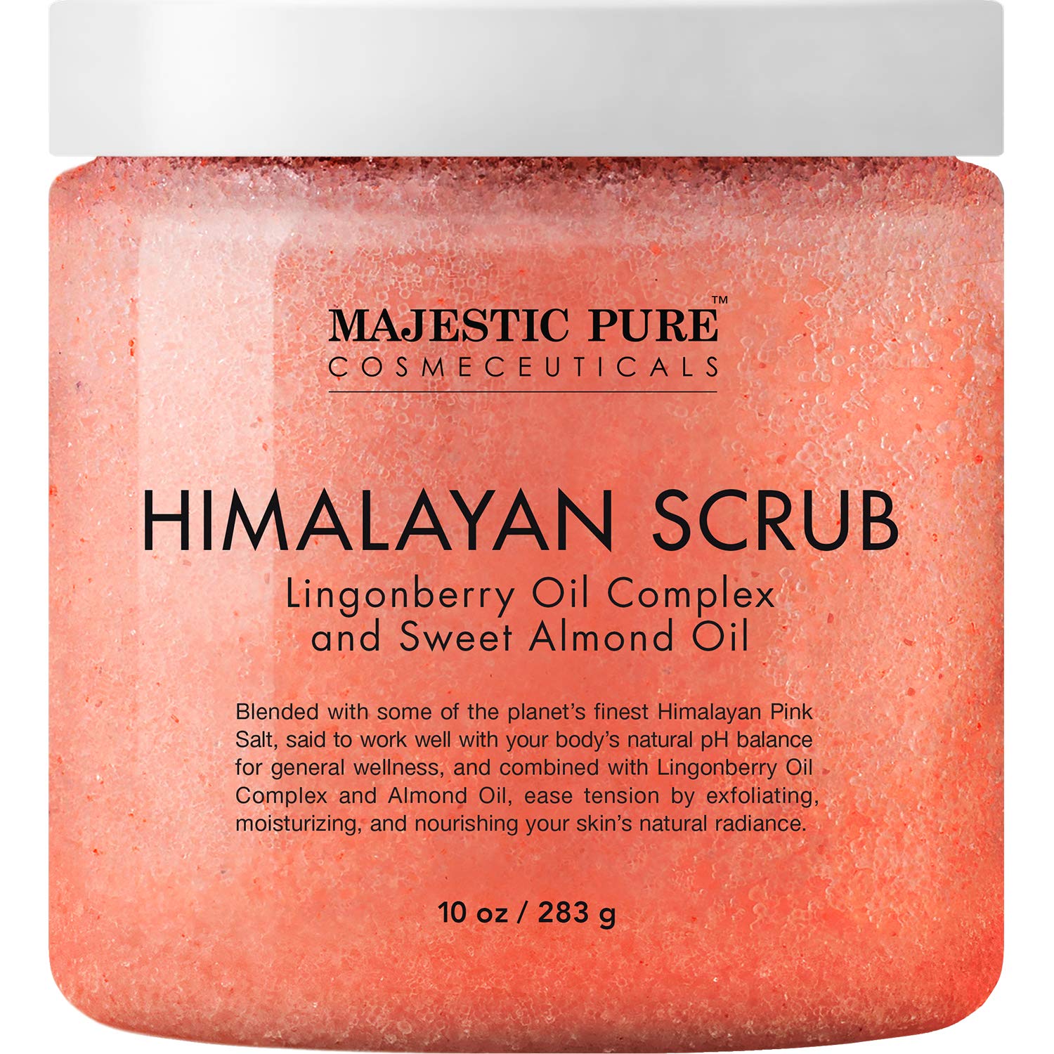 Himalayan Salt Body Scrub with Lingonberry, Exfoliating Salt Scrub to Exfoliate & Moisturize Skin, Deep Cleansing for Women and Men - 10 oz : Beauty