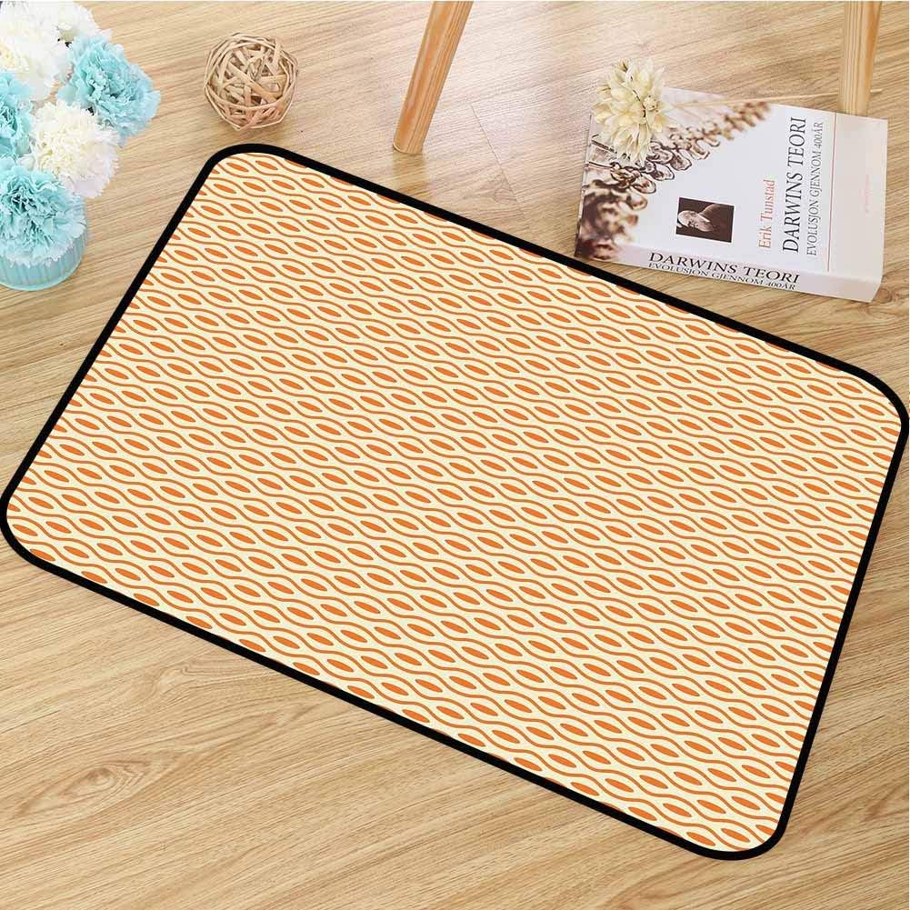 RelaxBear - Felpudo geométrico para puerta delantera con líneas