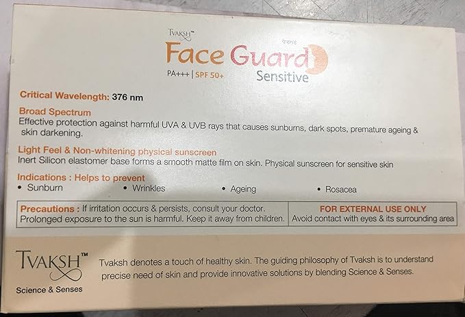 faceguard sensitive sunscreen