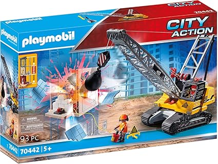 playmobil construction excavator