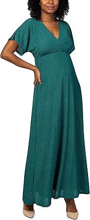pink blush maternity wrap dress