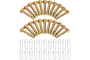 CLSR2U 22 pcs Shear Pins and Cotter Pins for Snowblower - 738-04124A Shear Pins & 714-04040 Cotter Pins Kit Compatible with Cub Cadet, Troy Bilt, MTD, Craftsman Snow Blower